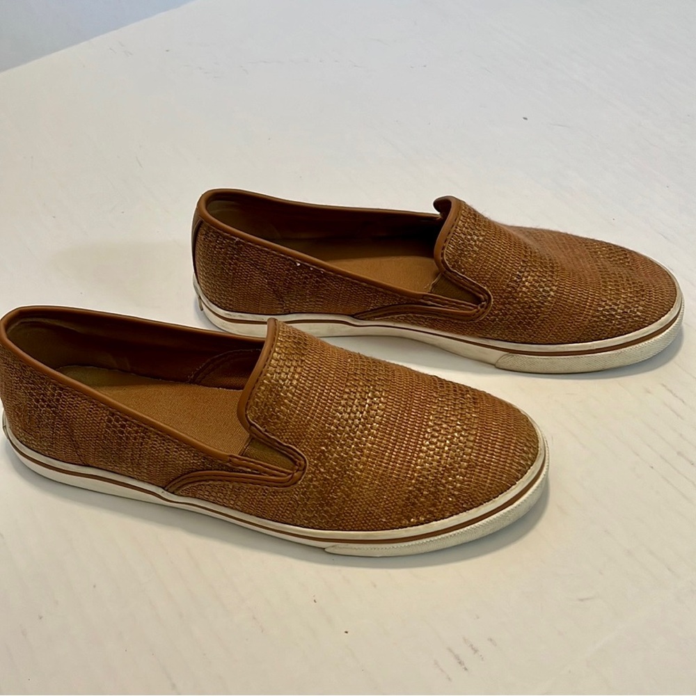 Lauren-Ralph Lauren Janis Slip On Sneakers Size 7.5